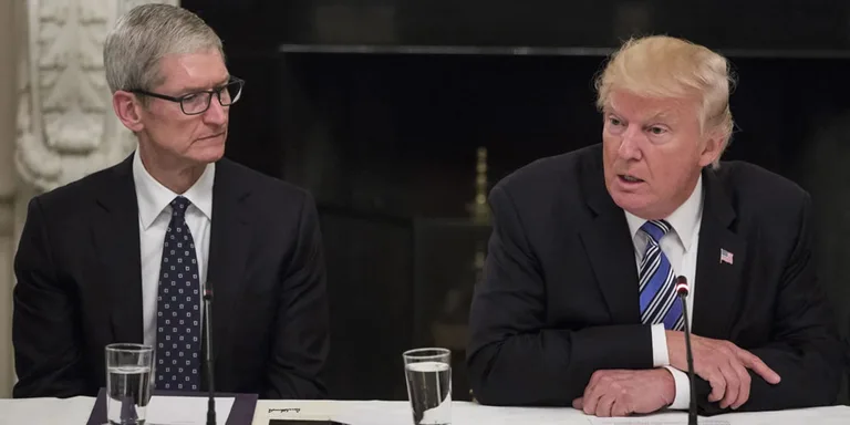 Tim Cook Voices EU Fines Concern with Trump